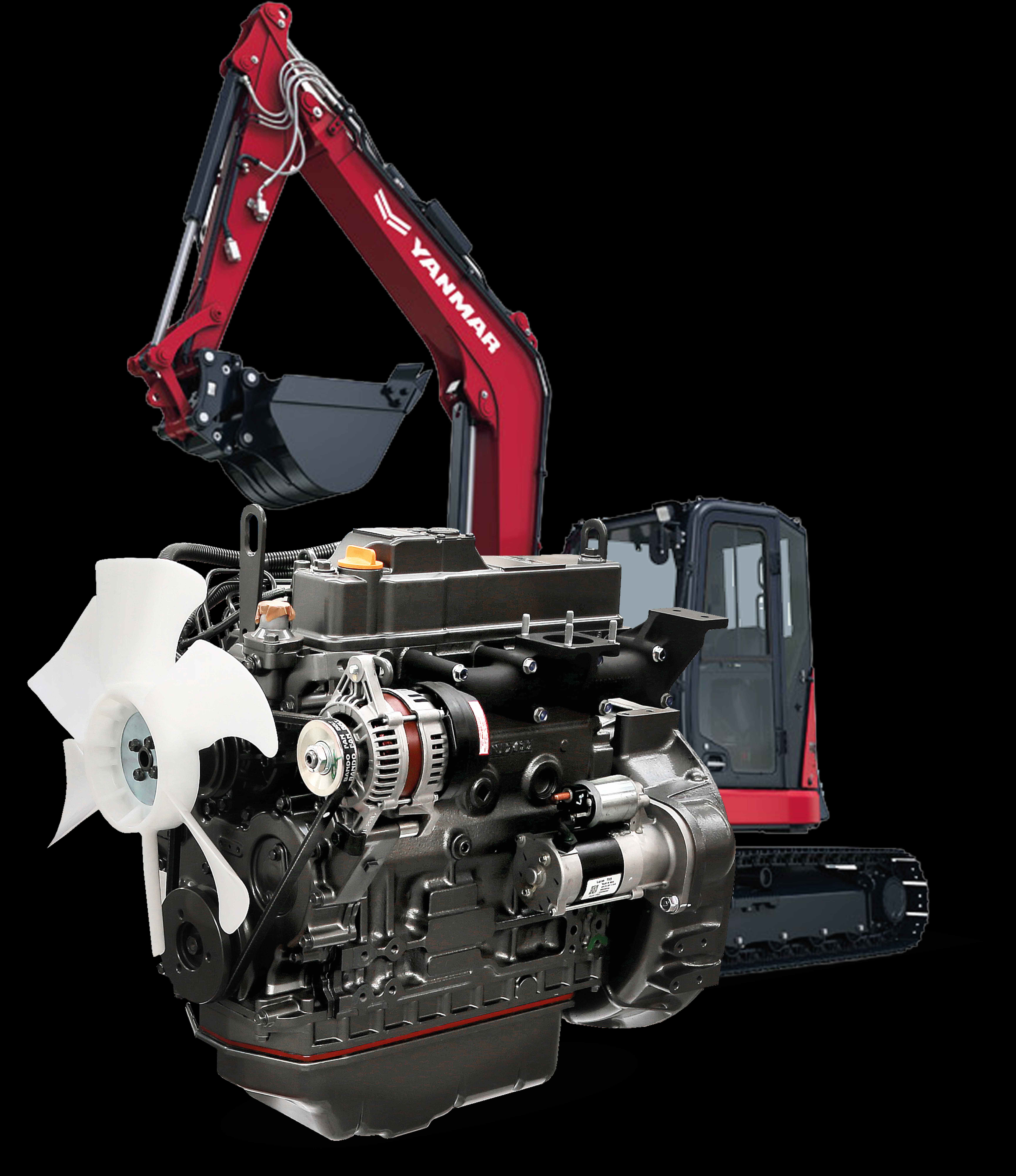 Motor YANMAR - Potencia y eficiencia